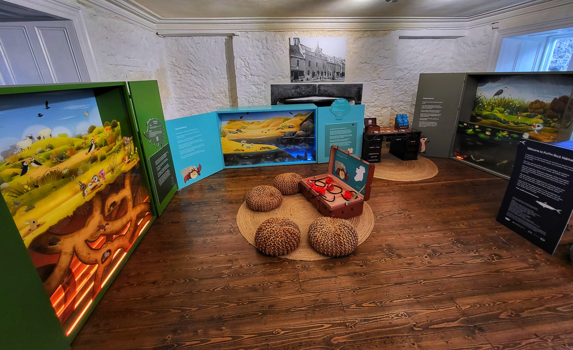 Puffin Rock Habitats exhibition