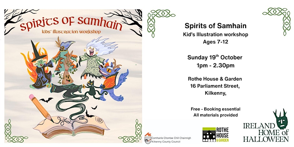 Spirits of Samhain poster for Rothe House