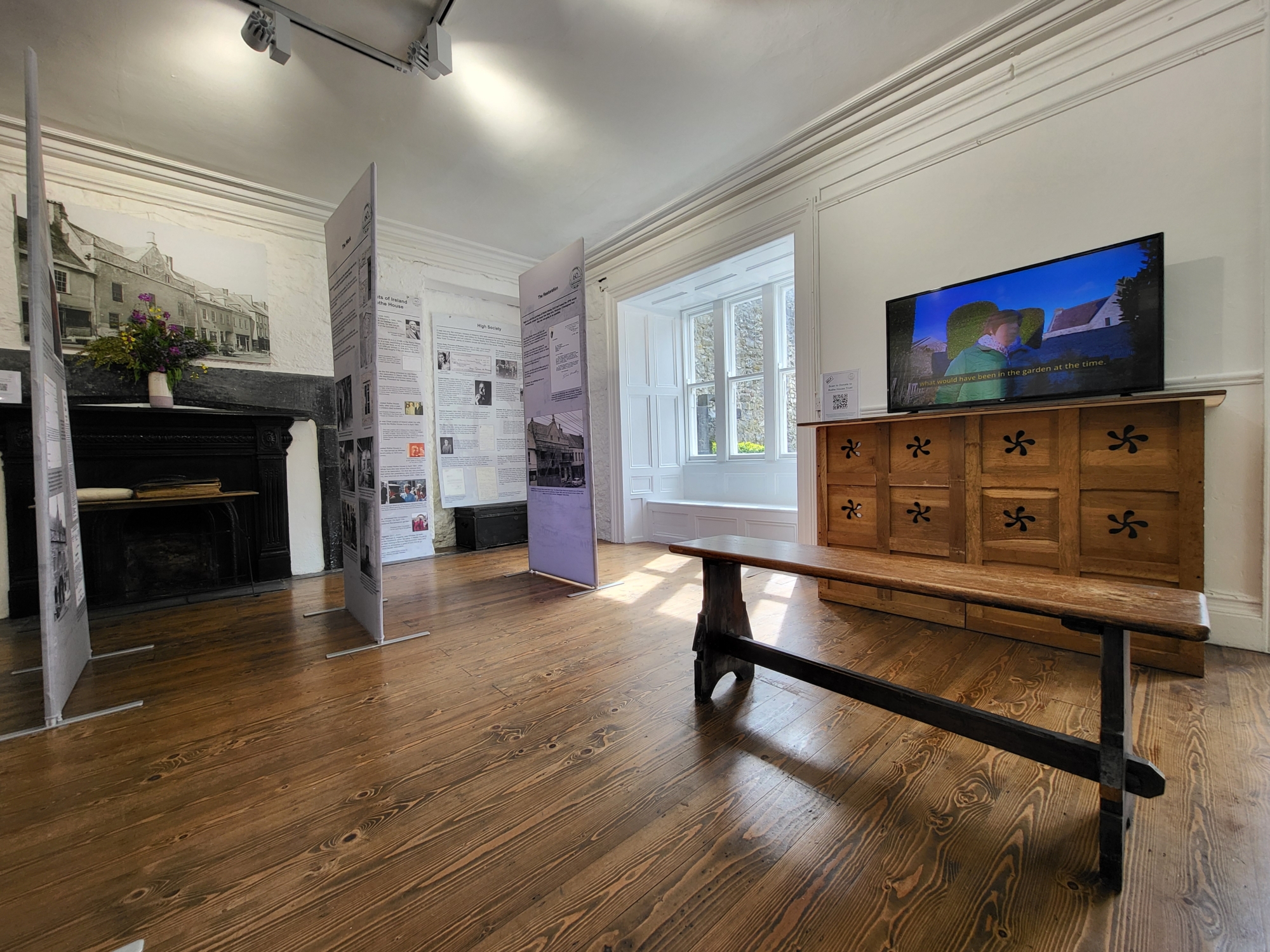 The exhibition room at Rothe House