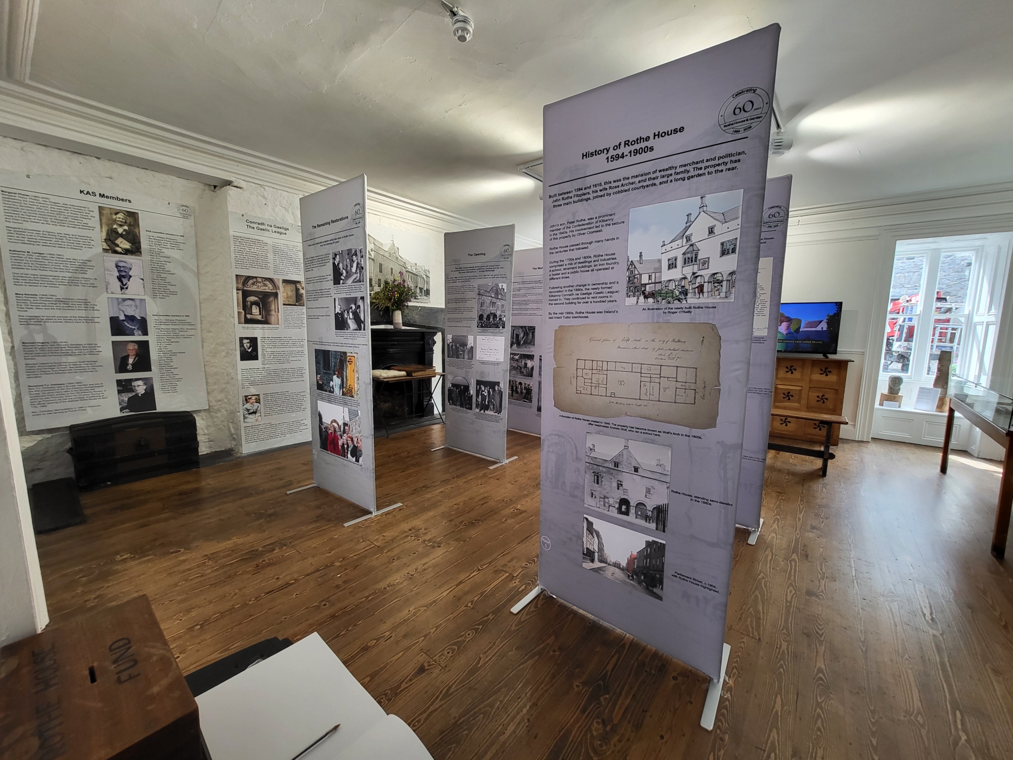 Rothe House exhibition panels